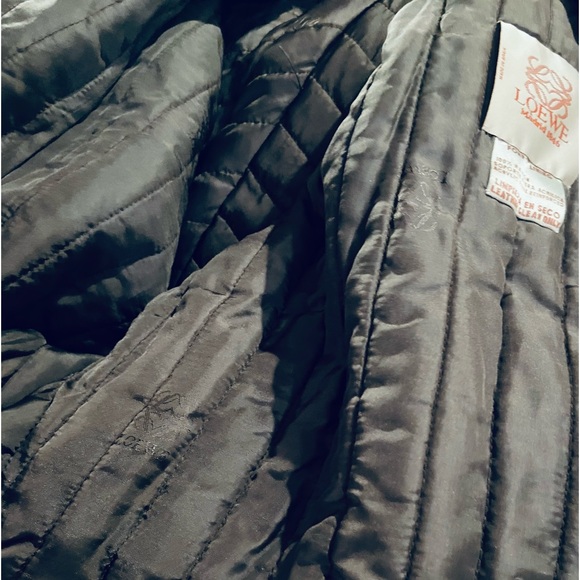 Loewe Madrid Luxury Lambskin Leather Jacket w/ Forro Lining - size 54 - Picture 10 of 12